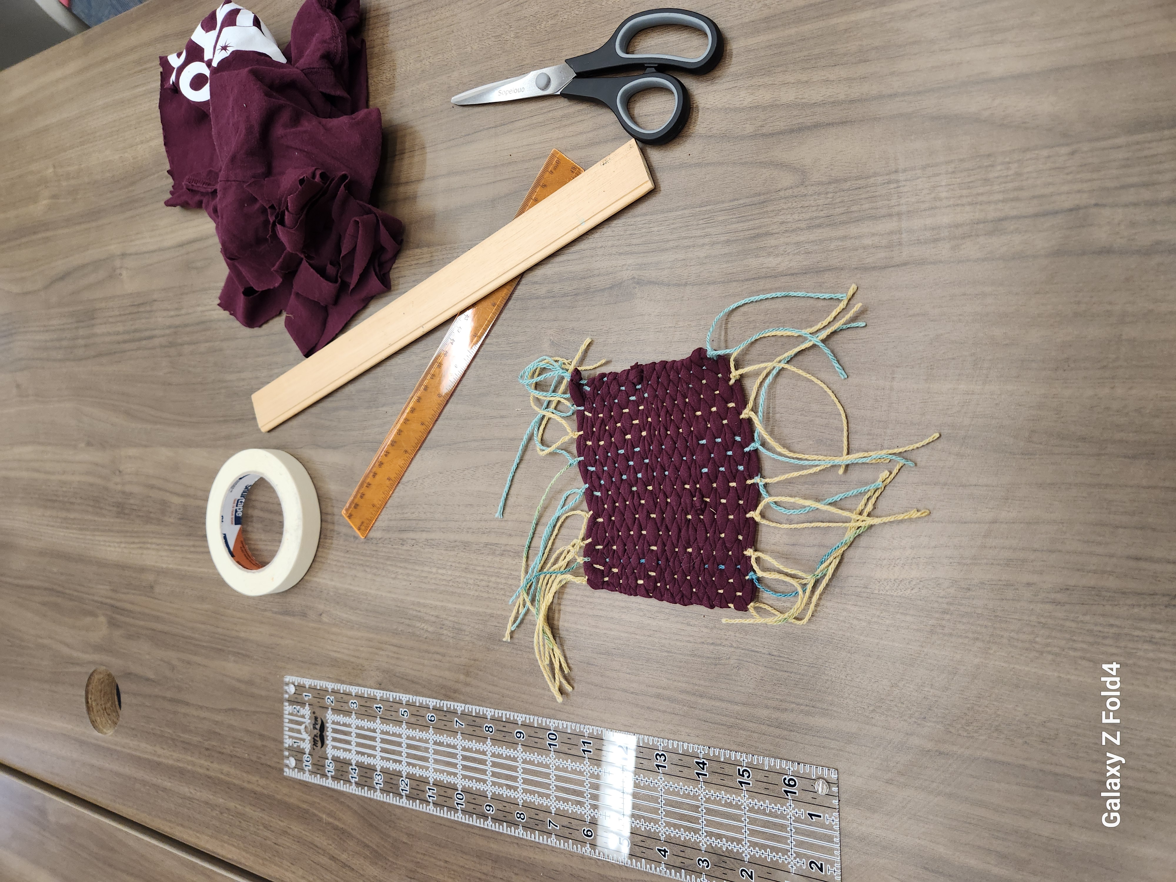 T%20shirt%20yarn%20weaving%20and%20coaster%20making%201